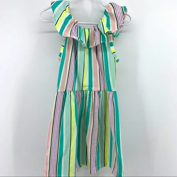 Carter’s striped dress with ruffle collar - 4T - Picture 1 of 3